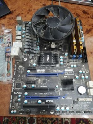 AMD Phenom x4 965 с материнкой MSI, ddr3 16gb, cooler