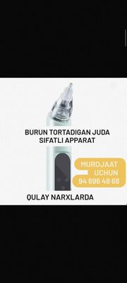 Aspirator, burun aspiratori SIFATLI TOVAR QULAY NARXDA