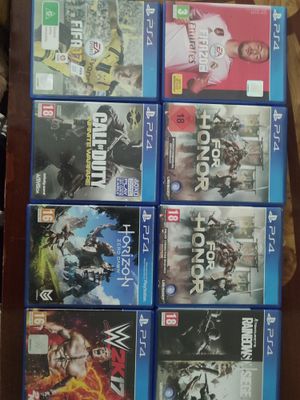 Диски с играми на PS4 в идеальном состоянии