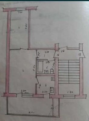 Квартира на Саламатина 2/2/4 общ пл 52м балкон 2*6 не торец