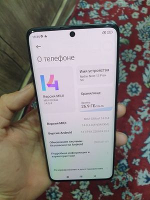 Remdi Note 13 Pro Plus 8.256gb karopka dak bor