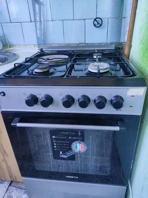 Vesta gaz plitasi, 3 ta gazli 1 tasi elektricheski