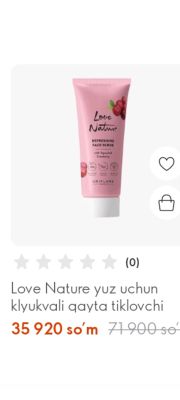 yuz uchun qayta tiklovchi skrab .Oriflame
