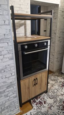 Stellaj. Loft mebel. Стеллаж с тумбой. витрина Лофт мебел на заказ
