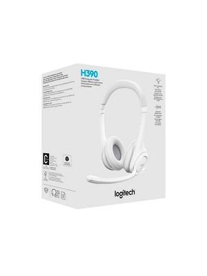 [НОВЫЕ] Наушники Logitech H390 USB, White