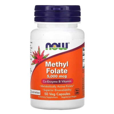 NOW Foods Methyl Folate метилфолат metilfolat metil