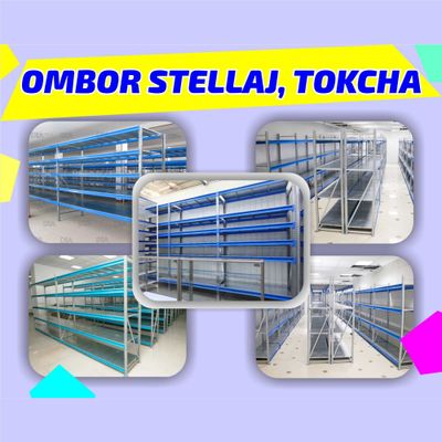 Складские стеллажи, стеллаж для склада, ombor stellaj, tokcha