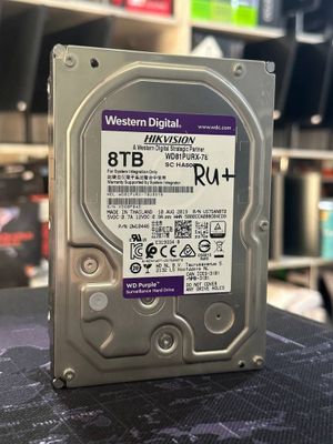8 TB HDD WD holati zor 100%/100%