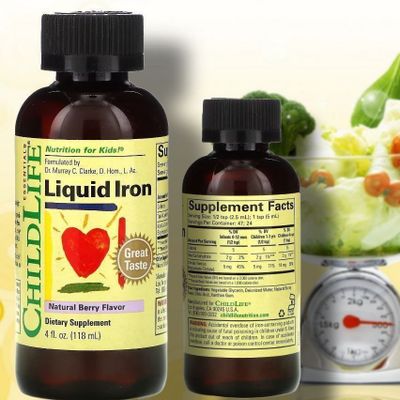 Железо 118ml Liquid Iron для детей с ягодным вкусом из Америки