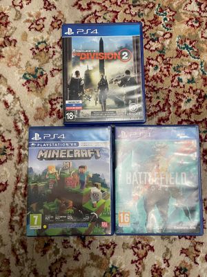 ps4 disk. Minecraft, Battlefield 2042, Division 2
