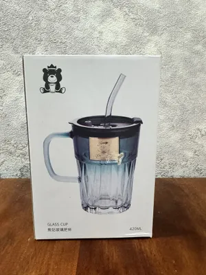 Стакан кружка стеклянная на 420 мл новый в упаковке