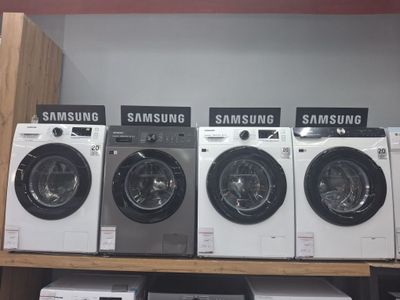 Samsung kir mashinalari 6kg dan 11 kg gacha bor.