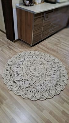 Вязанный ковер