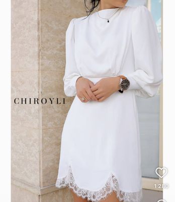 Белое платье от Chiroyli