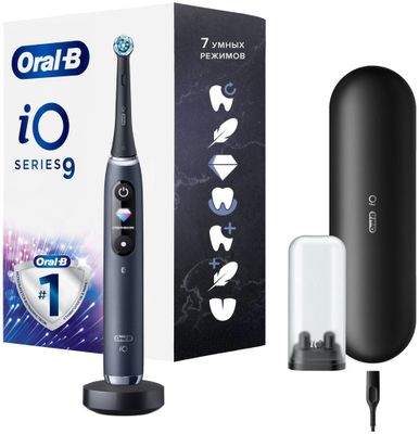 Электрическая зубная щетка Oral-B iO 9, black onyx