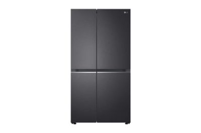 Холодильник Side-by-Side LG GC‑B257SBZV Top Freezer, матовый черный