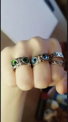 винтажное кольцо в виде совы для мужчин и женщин