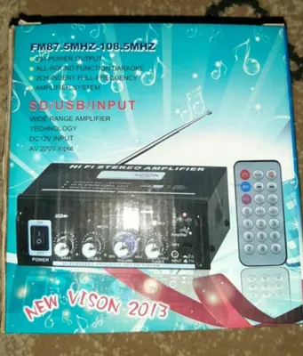 Усилитель, радио, мп3 караоке.