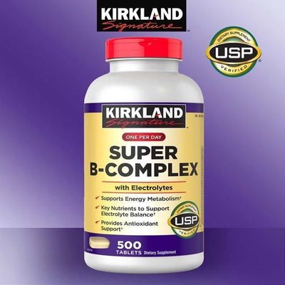 Б комплекс 500 шт Kirkland Super B-Complex из Америки