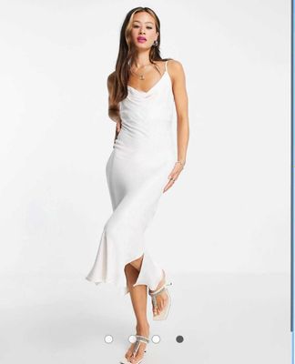 Платье, Белое платье, Bershka, S размер