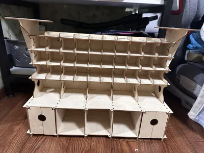 Гараж для машинок маделек