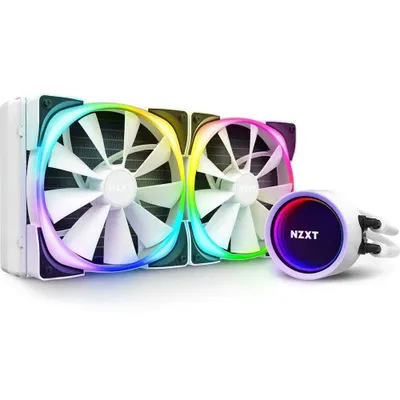 ^ Система водяного охлаждения NZXT Kraken X63 RGB - White