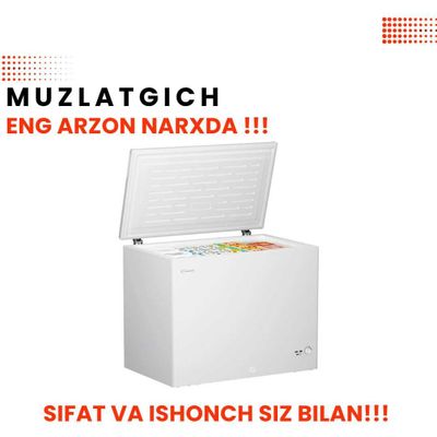 Muzlatkich (Morozilnik) — mahsulotlaringiz doimo muzdek saqlanadi!