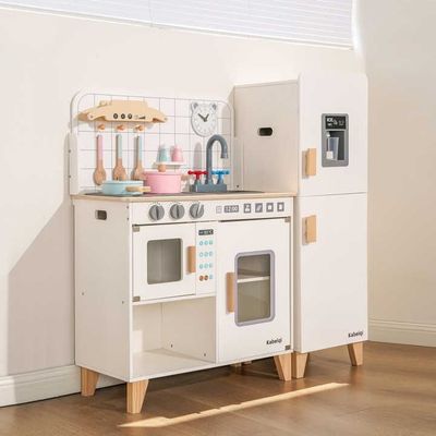 Детский игровой дом, имитация кухонного холодильника, набор игрушек, р