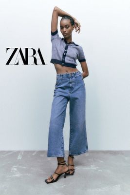 Джинсы кюлоты ZARA размер 36