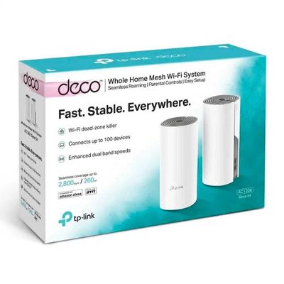 Wi-Fi TP-Link Deco E4 (2 Pack) - Стабильный Wi-Fi для Всего Дома