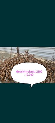 9000 SUM. Metallom b/u Metalom olamiz Металлом б/у Металом переработка