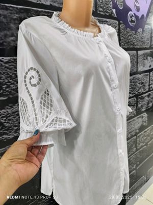 Блуза белая нарядная