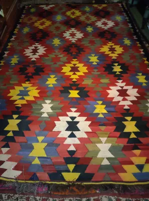 Старый гилам ручной работы 3,10 х 1,65м,мытый