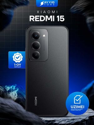 Смартфон Xiaomi Redmi 15,Smartfon Xiaomi Redmi 15 ,Xotira: 8gb+256gb