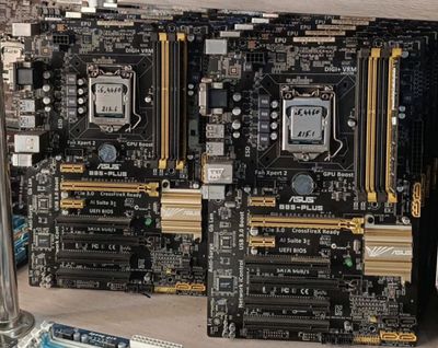 Asus B85-Plus + i5 4460 + 8gb - 10ta X 40$