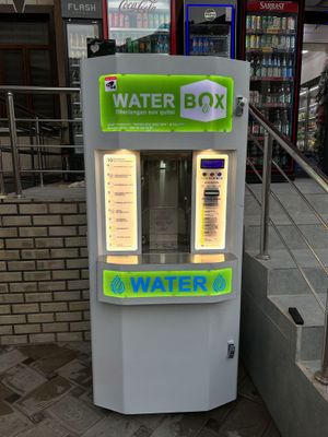 Water box filtrlangan suv qutisi