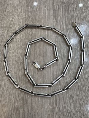 Серебро цепочка якорь