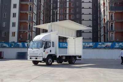 Автофургон цельнометаллический (бабочка) FAW Tiger V, (24,6 м³)