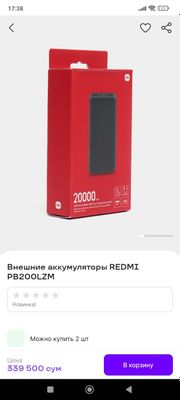 Power bank sotiladi uzumdan oludim yengi