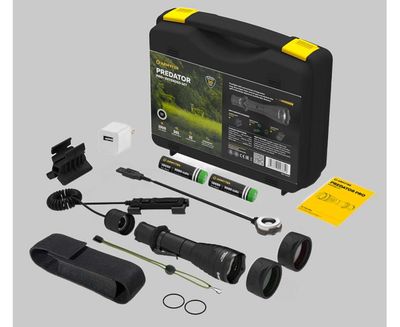 Охотничий комплект фонаря Armytek Predetor Pro MagnetUSB Exstended Set