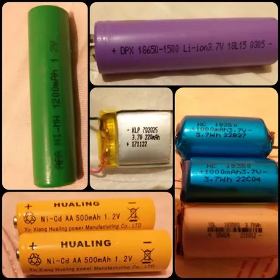 Заряжаемые Li-ion Аккумуляторные Батареи