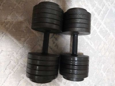 2 гантели по 30кг. 60кг в целом за малую цену