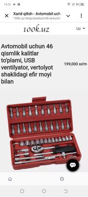 Avtomobil uchun 46 qismlik