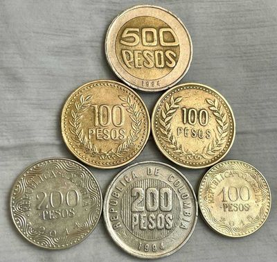 Монеты Колумбии – коллекция оригинальных монет 1993–2014 годов