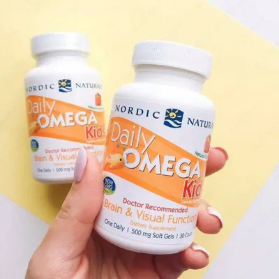 Витамины для детей Daily Omega Kids от Nordic Naturals 30 капсул