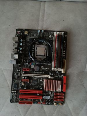 Комплект Biostar tp55 ddr3 Xeon x3440 8x2 ОЗУ