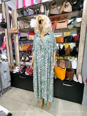 платье-рубашка из хлопка