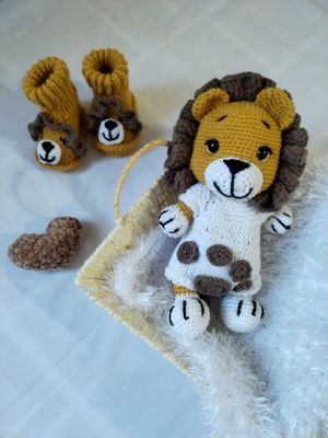 Вязаный львенок🦁