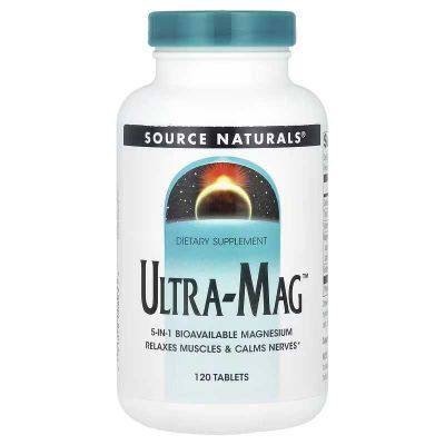 Source Naturals, Ultra-Mag, 120 таблеток