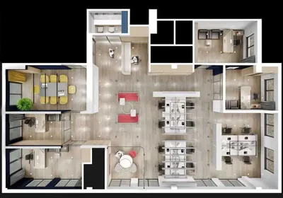 Аренда стильного офиса в бизнес-центре | Яккасарай 220м2